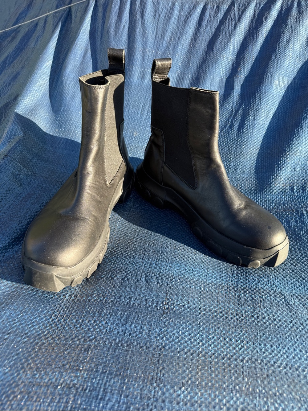 Men’s Black Chunky Chelsea Boots